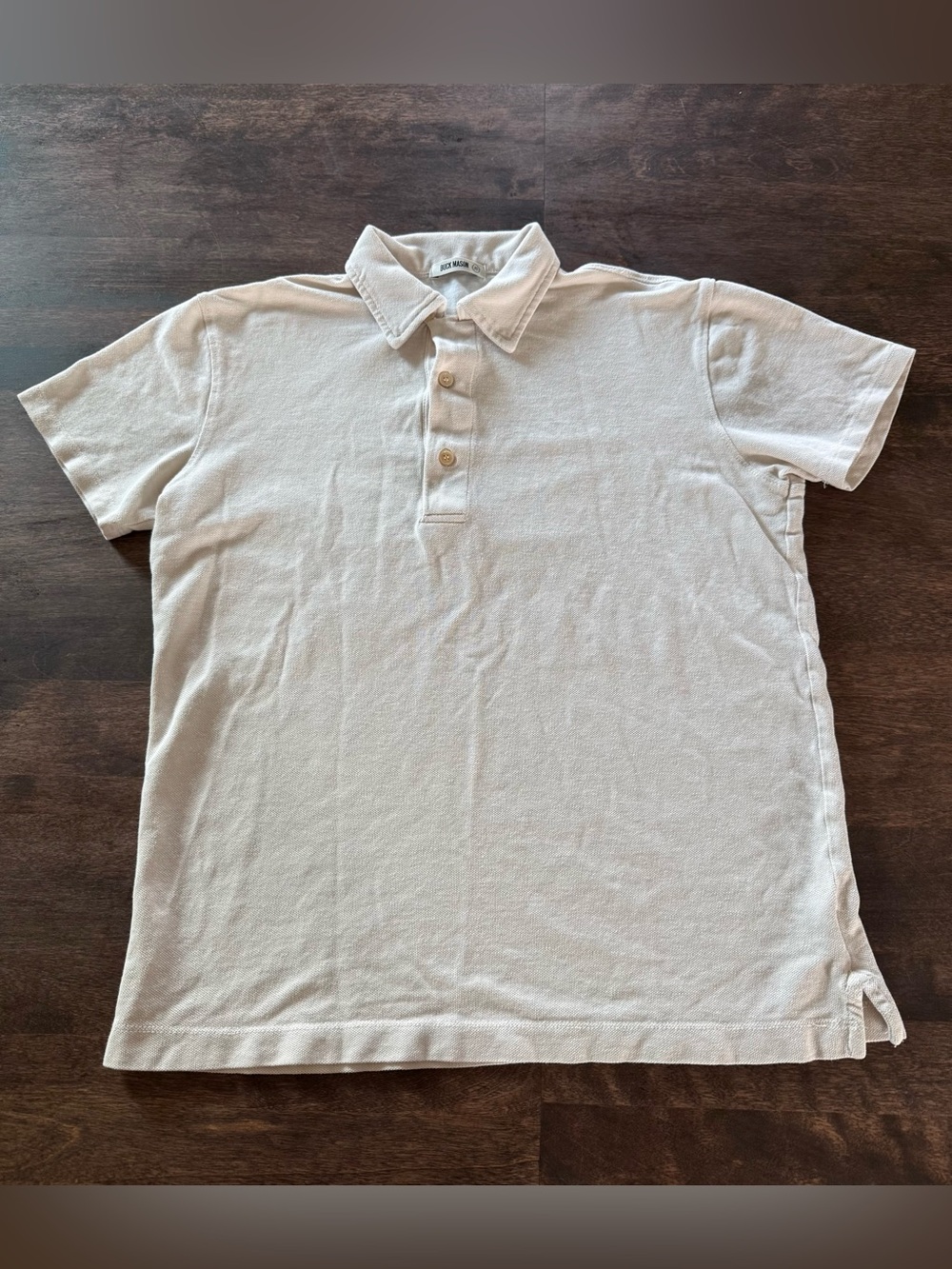 Buck Mason Short-Sleeve Pique Polo 45% Linen